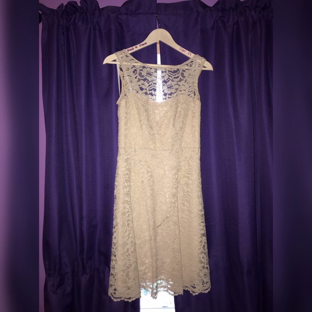 Champagne Bridesmaid Dress